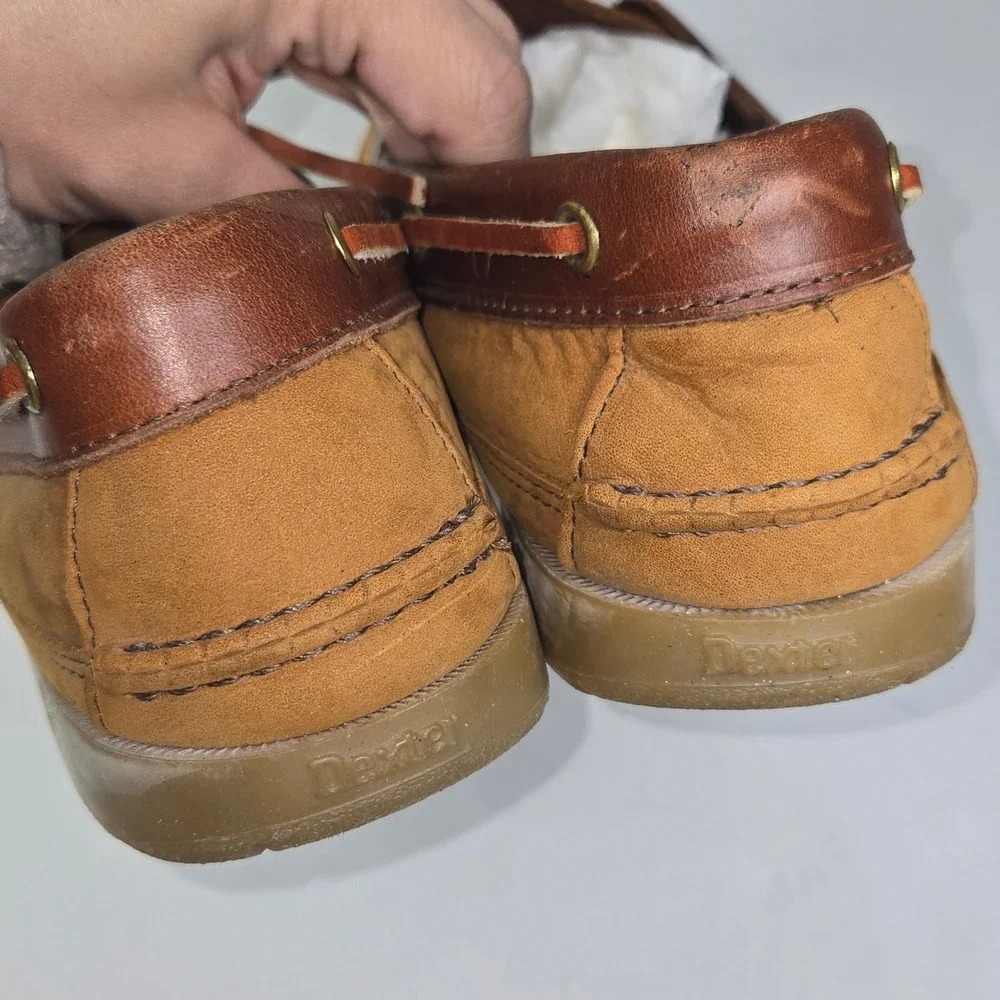 Dexter‎ USA Mens Brown Suede Leather Boat Shoes Size 9.5 M
